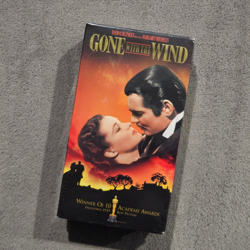 Gone With The Wind SEALED VHS Tape‎ Movie Film Classic Collectible